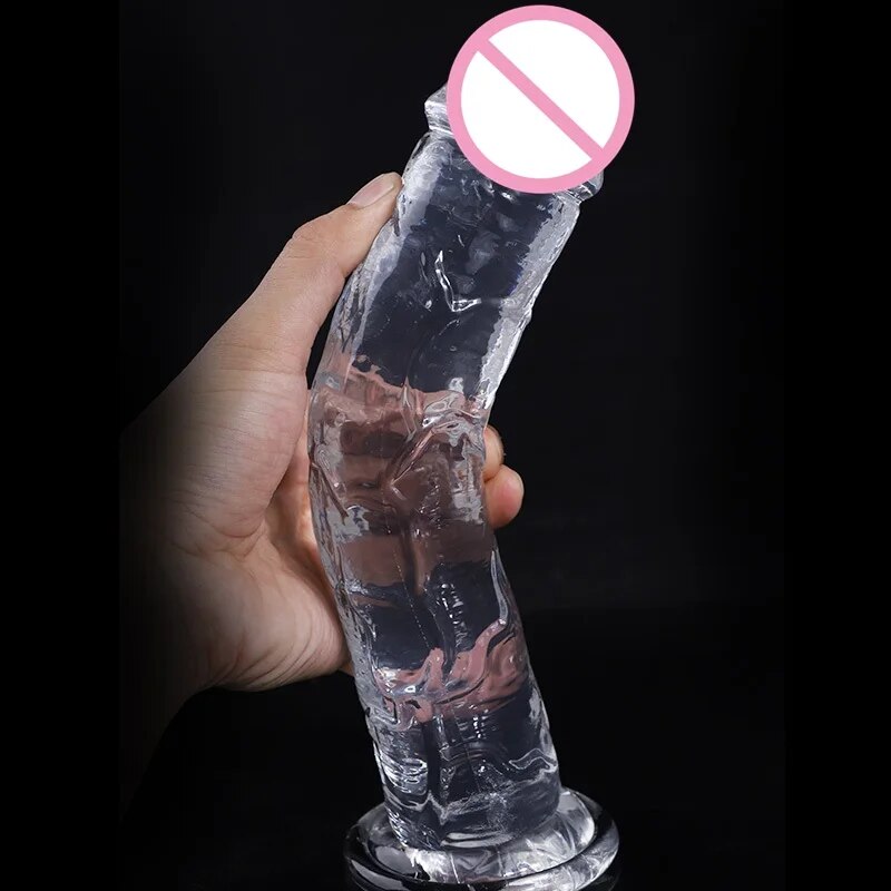 6 Size Jelly Dildo Realistic Penis Suction Cup Dildo Big Dick Female Masturbator Clitoral Stimulator Lesbian Sex Toys For Women