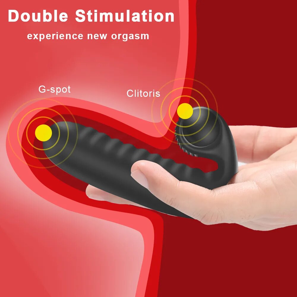 Finger Sleeve Vibrator G Spot Orgasm Massage Clit Stimulate Female Masturbator Vibrator Lesbian Sex Toys For Women Adult Product