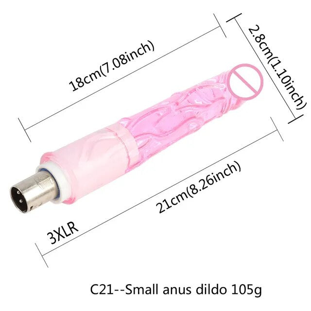 Fredorch Entry Level Sex Machine A2 / F2 /F3 Attachment 3XLR Accessories Dildos Suction Cup Sex Products For Women for Man