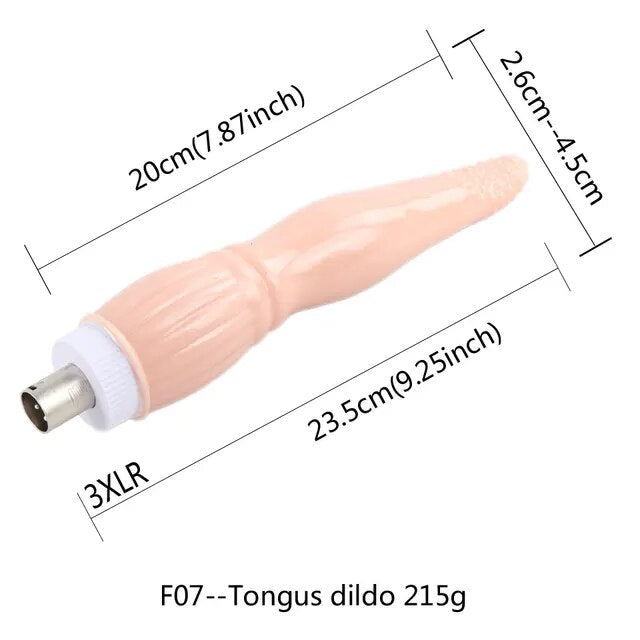 Fredorch Entry Level Sex Machine A2 / F2 /F3 Attachment 3XLR Accessories Dildos Suction Cup Sex Products For Women for Man