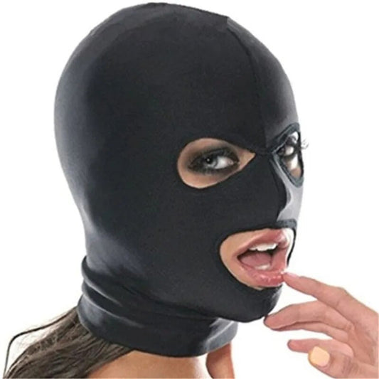 Mask Hood Sexy Toys Open Mouth Eye Bondage Party Mask Cosplay Slave Punish Headgear Adult Game BDSM Bondage Set
