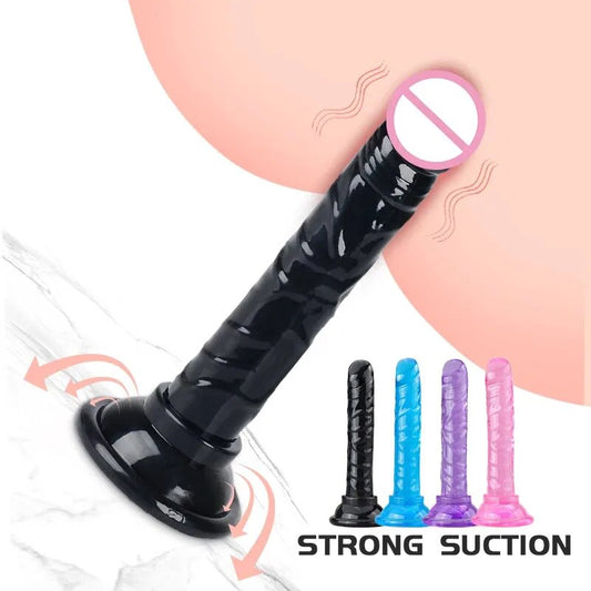 Realistic Dildo Masturbator Sex Toys for Couples Crystal Jelly Dildo Suction Cup Penis Anal Dildo Phalos for Women Adult Toys
