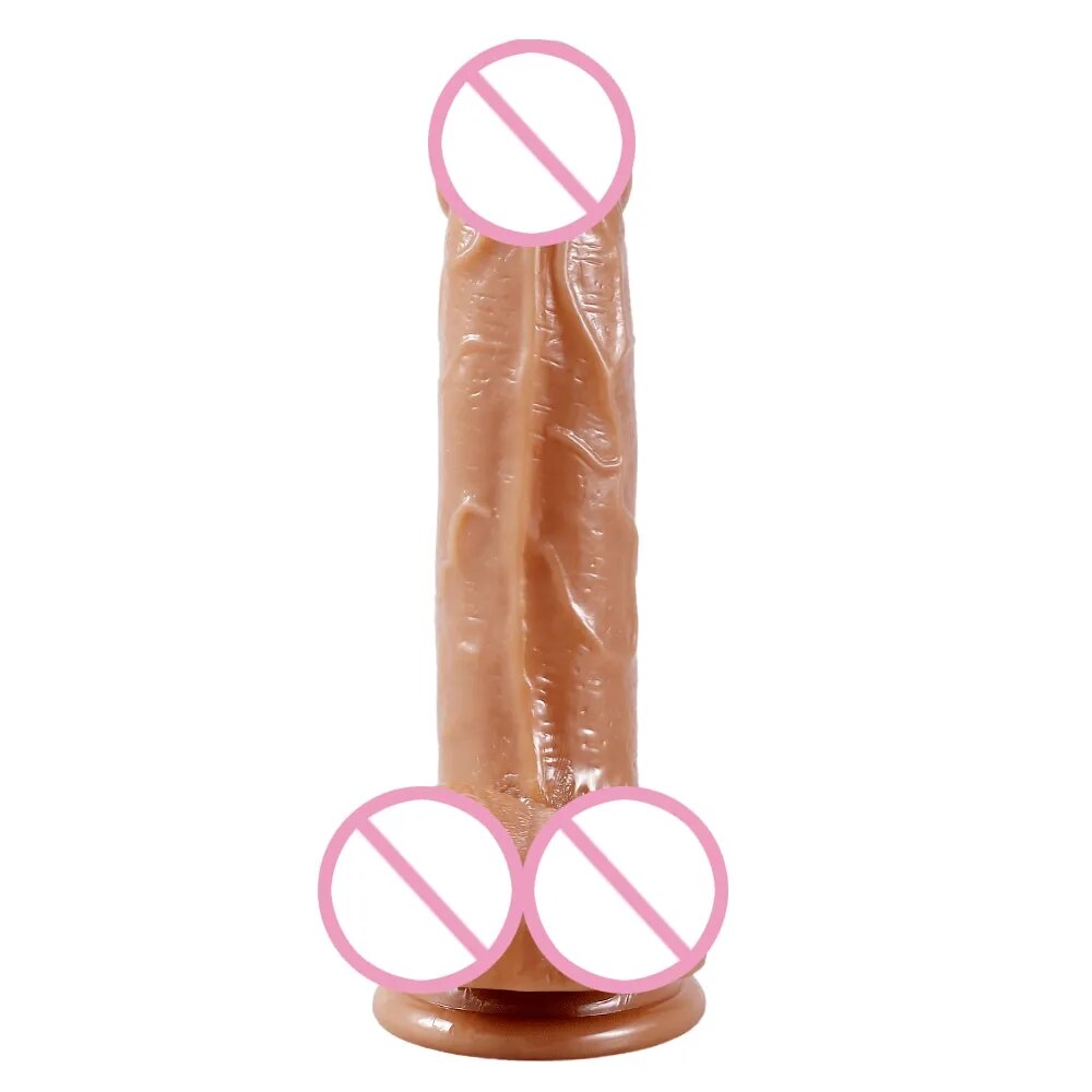 Realistic Silicone Dildo Huge Sucker Soft for Women Masturbator Female Vagina Massage Anal Plug Sex Product 18+