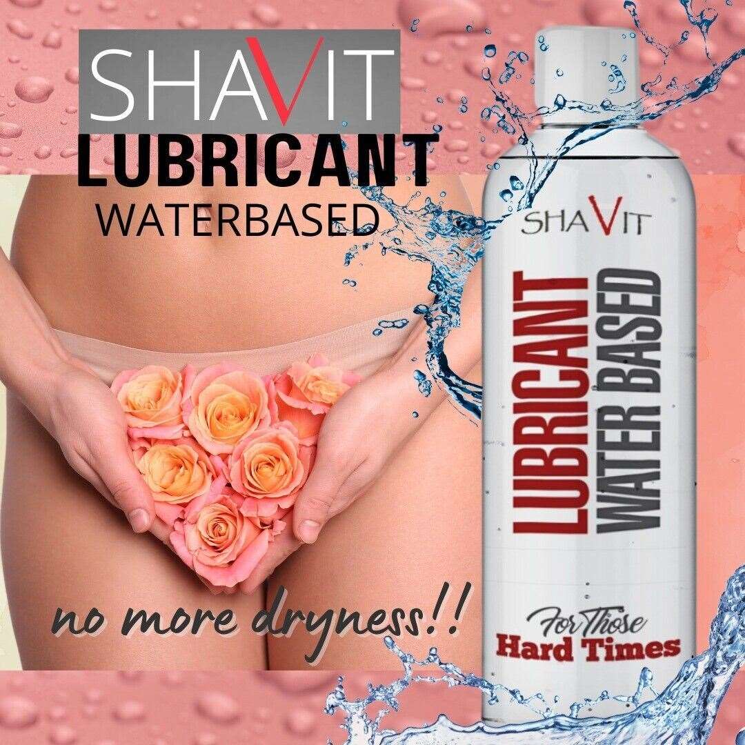 Shavit Long Lasting Lubricant - Water Based Lube Personal Natural Feel Sex Gel