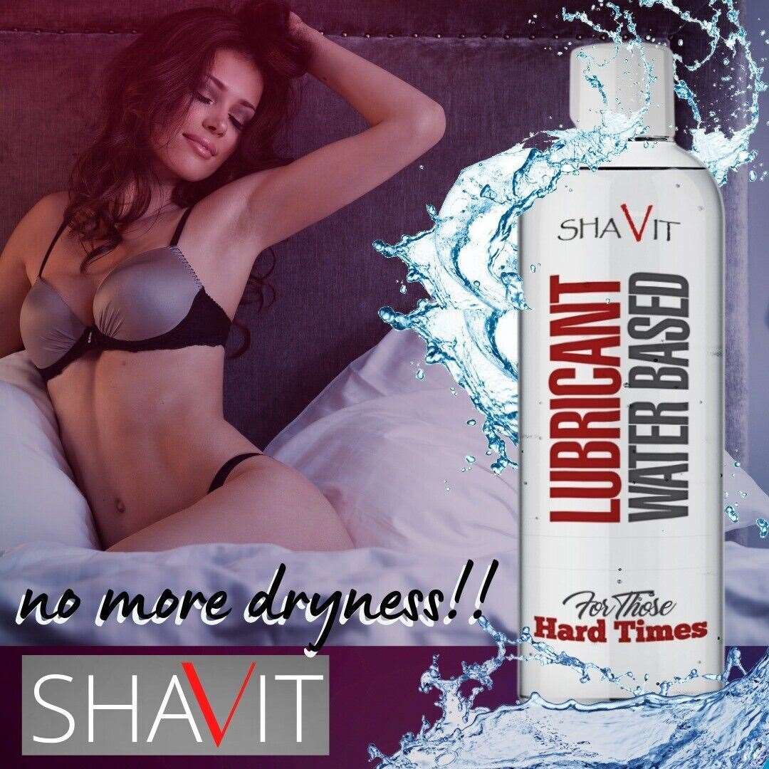 Shavit Long Lasting Lubricant - Water Based Lube Personal Natural Feel Sex Gel