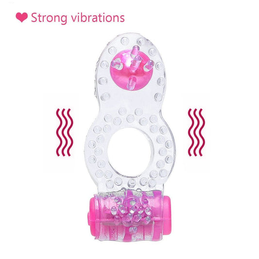 Longer Ejaculation Dual Pleasure Silicone Vibrator G-Spot Massager CliDetails
Features:
100% brand new and high quality
Ultra-stretchy couples cock ring with vibration
The lower ring supports balls for more intense orgasms
Great for cl