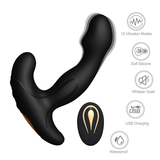 Flapping Anal Vibrator with Remote Control;  Prostate Massager Adult SDetails
Product details
Anal Vibrator have 2 motors and moving parts on the tip; It is creatively equipped with different intensities tapping function; which feels l