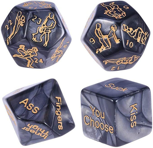 Nian diceworks manufacturer direct wholesale sex dice custom sex dice words and numbers acrylic sex dice game set Hot Selle Low Price In Stock Funny Dice Sexy Spicy Game Sex Dice for Adult Couples