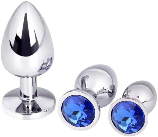 Butt Plugs 3PCS Anal Toys;  Expanding Plug Toys Stainless Steel AnalesDetails
Product details
Specifications:Small/medium/large 3 different size anal plug toys for adult women.Stainless steel plugs are designed for a nice comfortable f