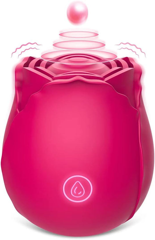 Rose Sex Toy for Women-Sucking Sex Stimulator for Women , G Spot DildoHighlights
Rose Sex Stimulator for Women .This innovative rose toy combines with clitoral stimulator &amp; G spot sucking vibrator, which is an upgraded of the tongu
